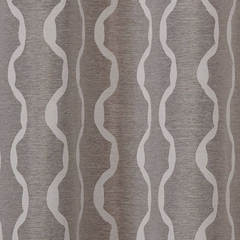 84"x54" Baroque Light Filtering Curtain Panel Natural - Exclusive Home