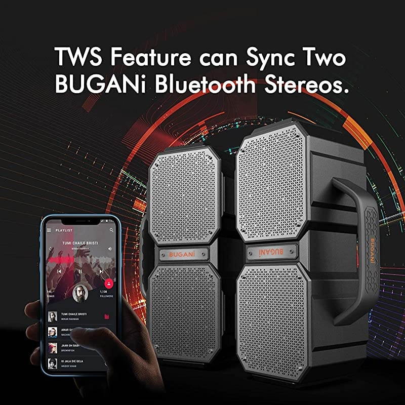 Bluetooth Speaker M83 Portable Bluetooth Speakers 50 40W Super Power Rich Woofer Stereo Loud Outdoor Bluetooth Speaker Suitable for Family Gatherings and Outdoor Travel