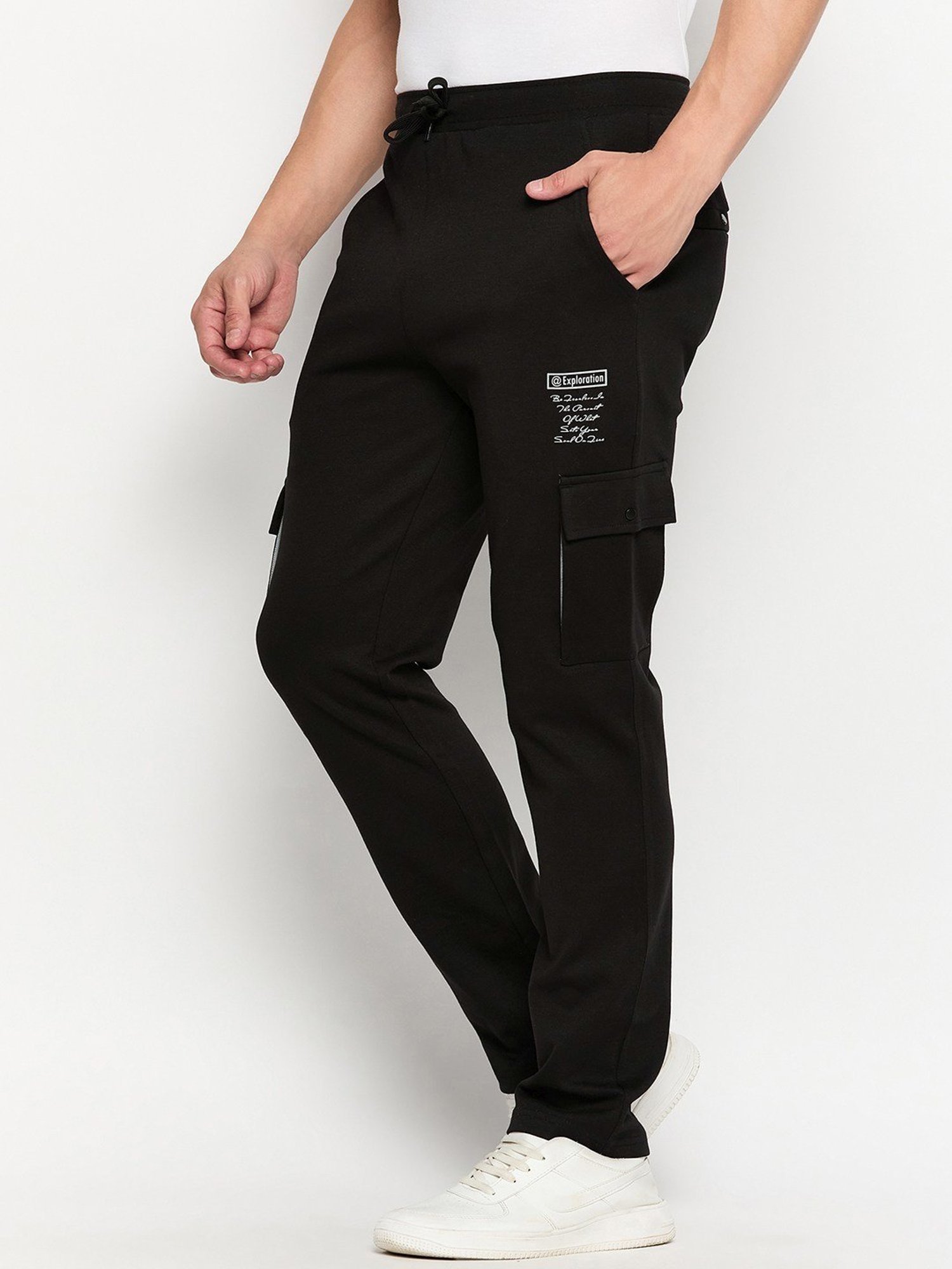 Basics Green Jogger Track Pant