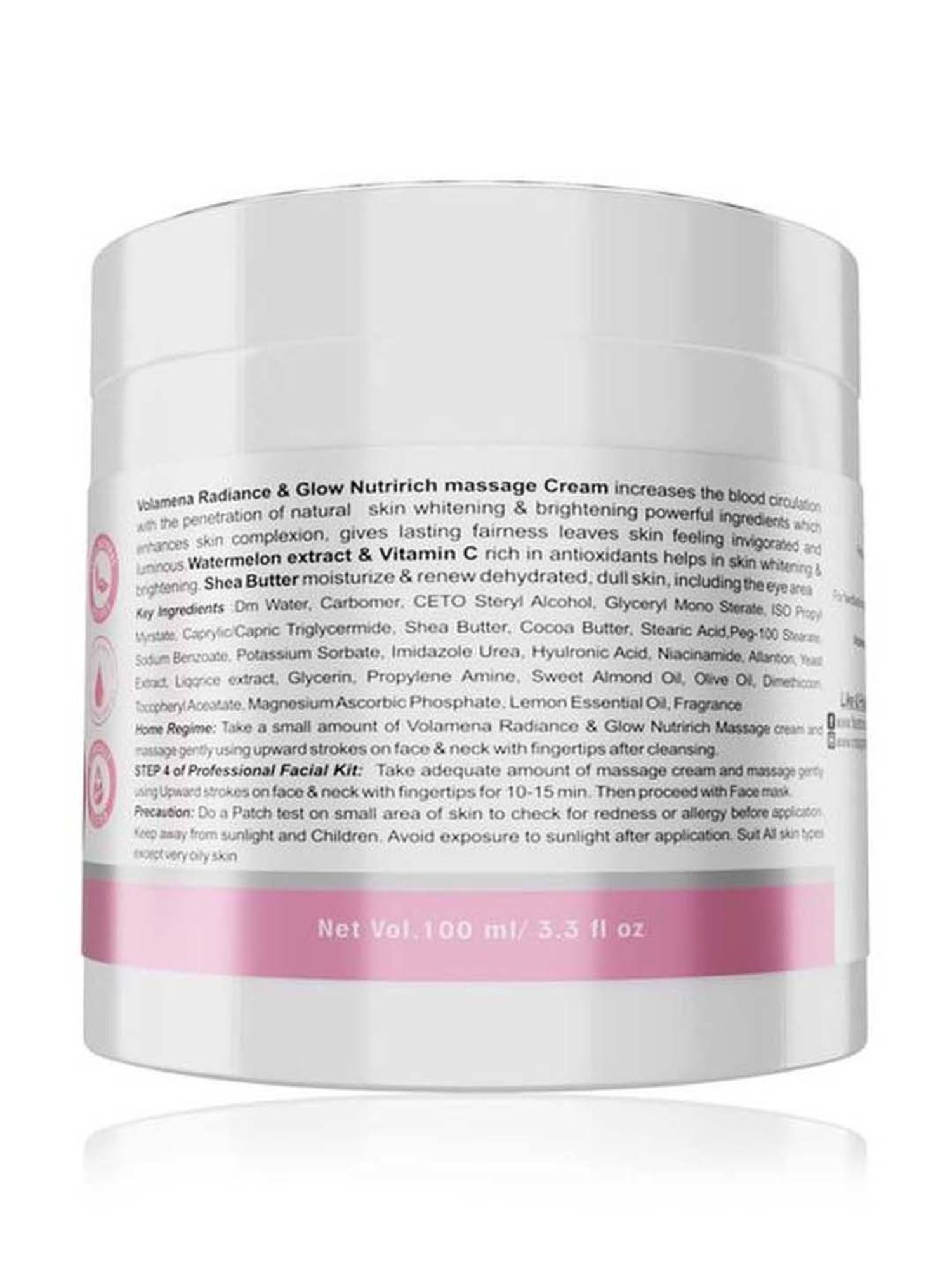 Volamena Radiance & Glow Nutri-rich Massage Cream - 100 ml