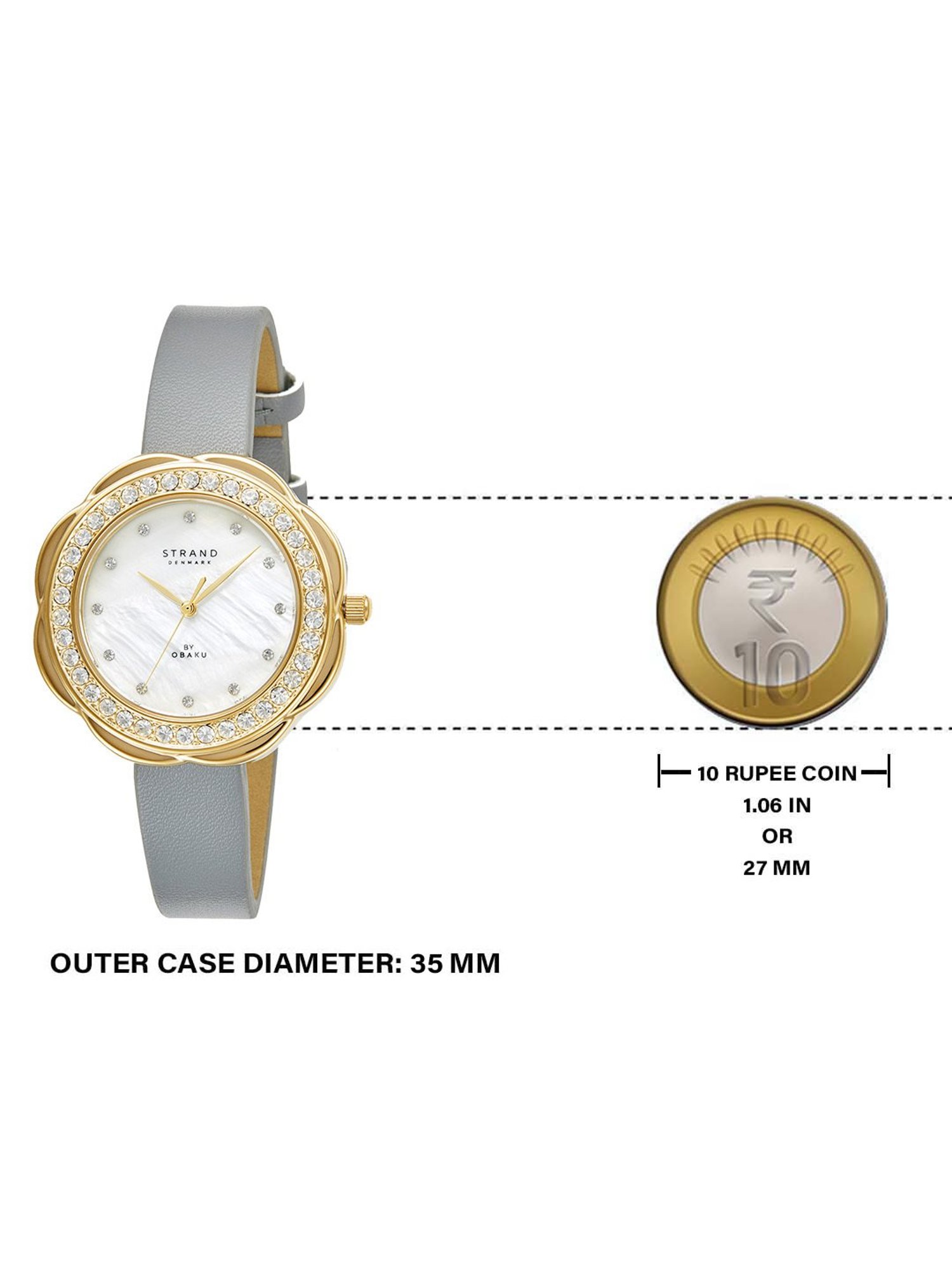 Strand By Obaku S735LXGWVJ Cosmos Claret Analog Watch for Women