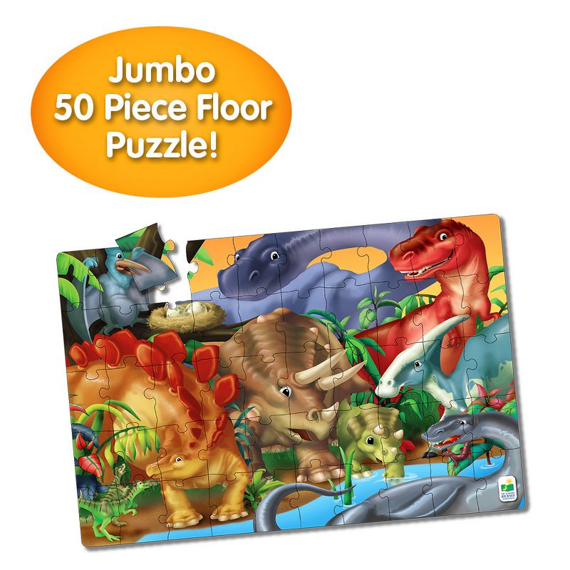 The Learning Journey Jumbo Floor Puzzles Dinosaurs 50 pieces