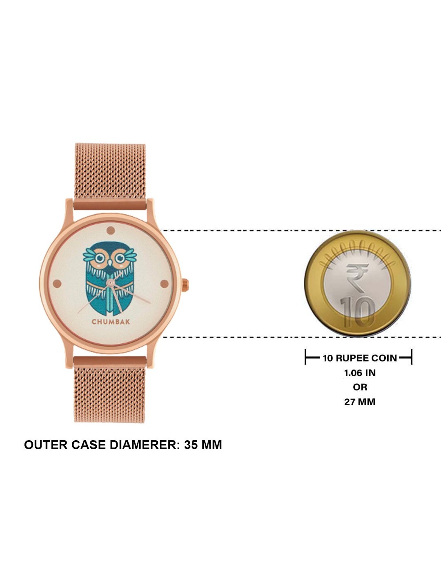 Chumbak 8907605117503 Analog Watch for Women