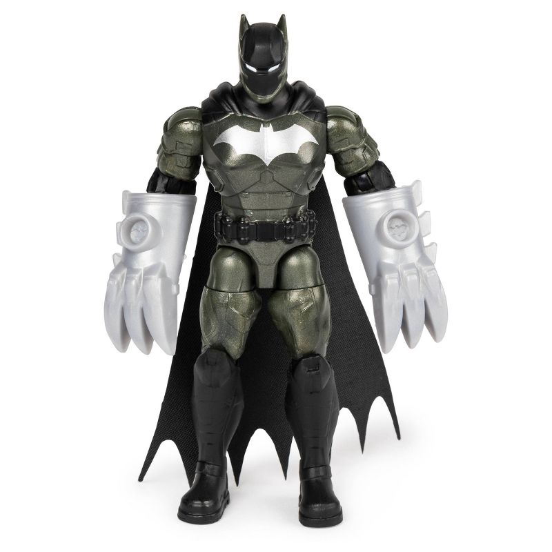 Batman Batcycle Vehicle with Exclusive Batman and Clayface 4" Action Figures