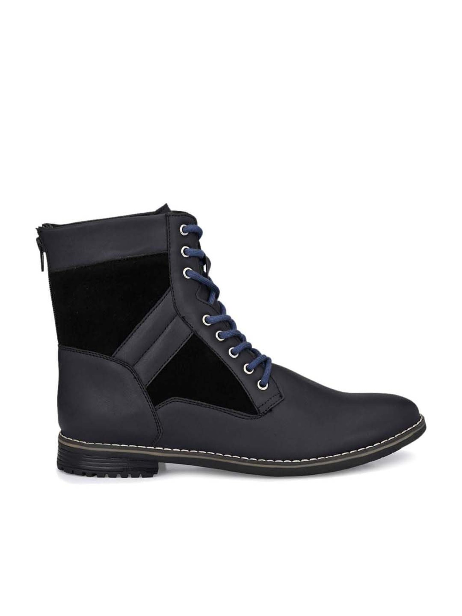 El Paso Men's Black Casual Boots