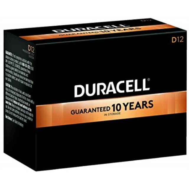Duracell Coppertop D 12 Pack MN1300