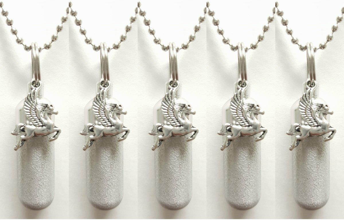 SE PH23-12 Keychain Brass ID Holder with Vial (12 Piece), 1-3/4"