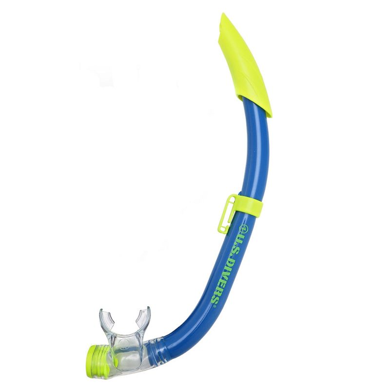 U.S. Divers Dorado II Junior Mask, ProFlex Fins, Seabreeze DX Snorkel Youth Set, Small Fins Fit Kids Sizes 9 to 13, Blue/Yellow