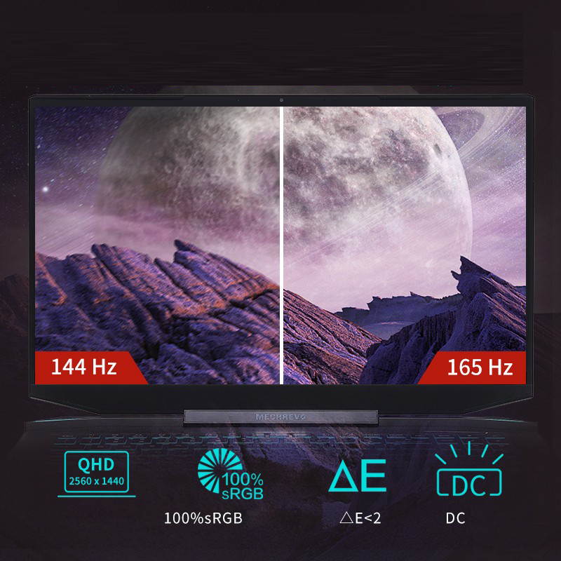 MECHREVO Gaming Notebook AMD R5-4600H 16G DDR4 512G SSD GTX1650 TI 15.6" Screen