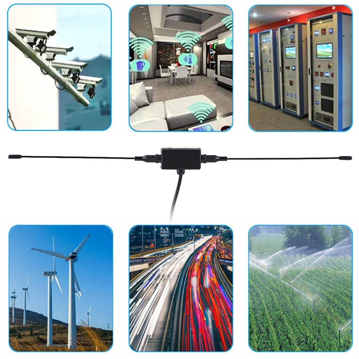 SOONHUA SMA Male Plug Horn Antenna 118in 433MHZ GSM GPRS SMA Male Plug Horn Antennas Signal Amplifier SMA Horn Antenna Cable