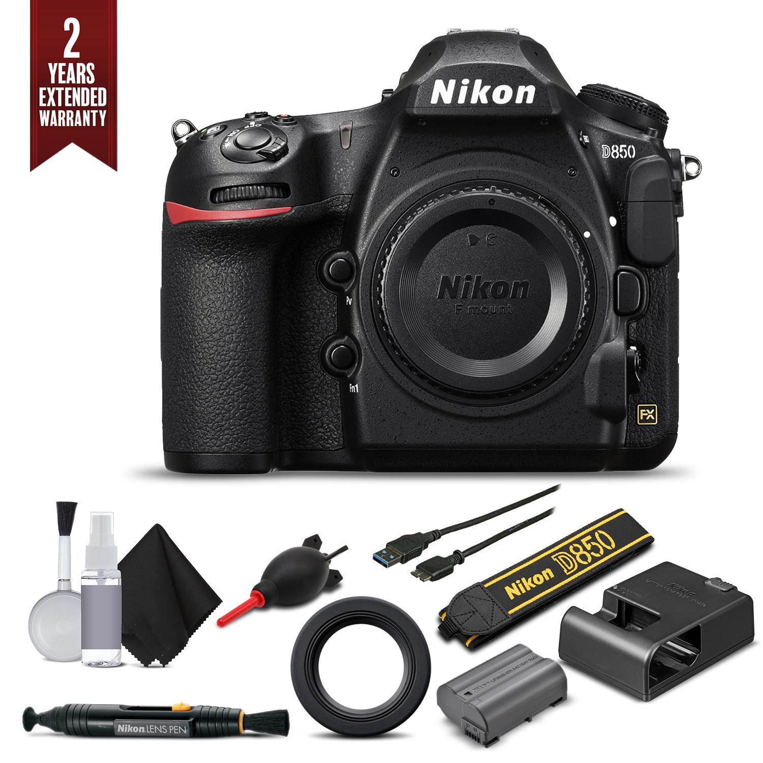 Nikon D850 Digital SLR Camera Body Only Starter Set (Intl Model)