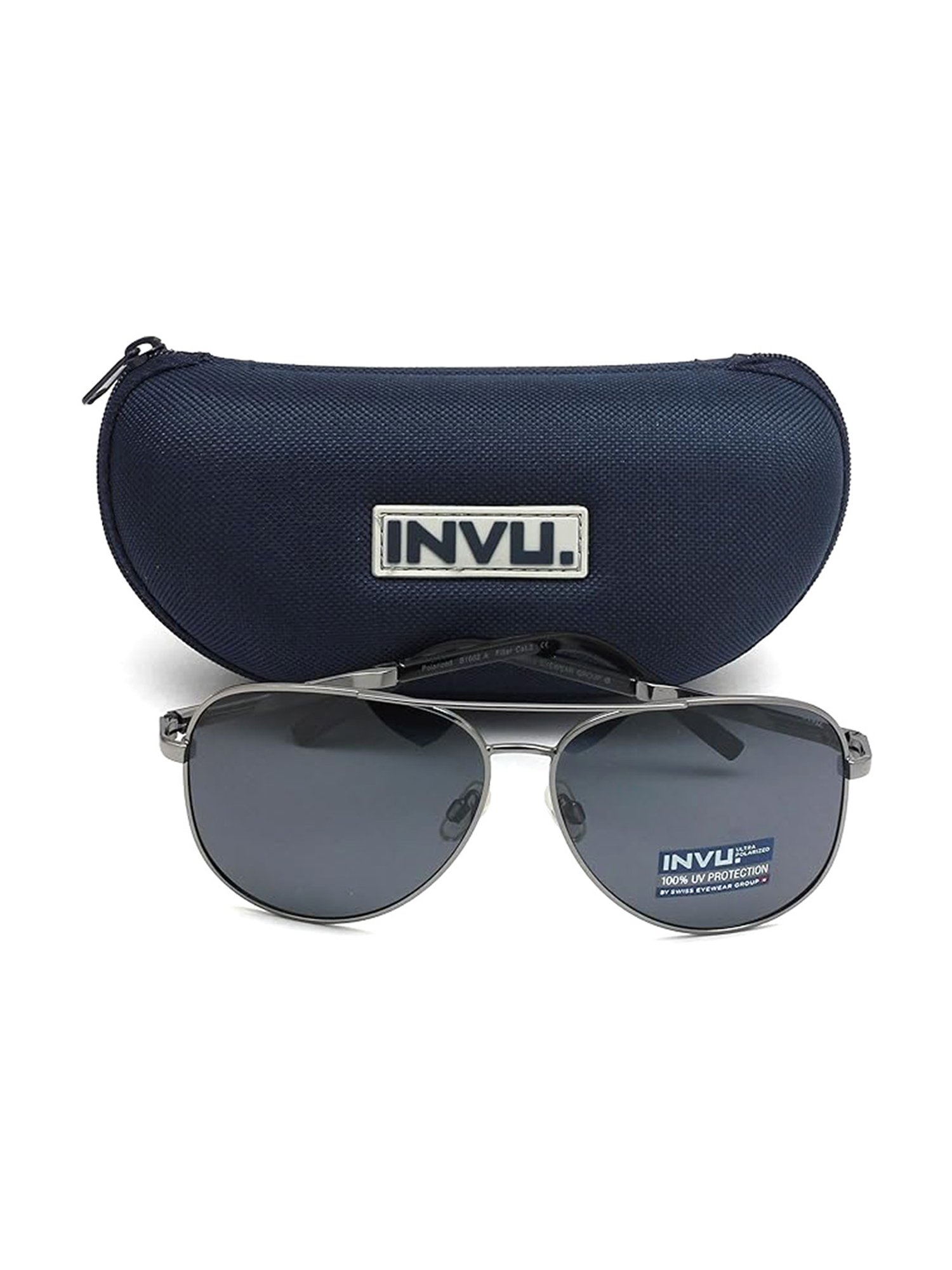 INVU Grey Pilot UV Protection Sunglasses for Men