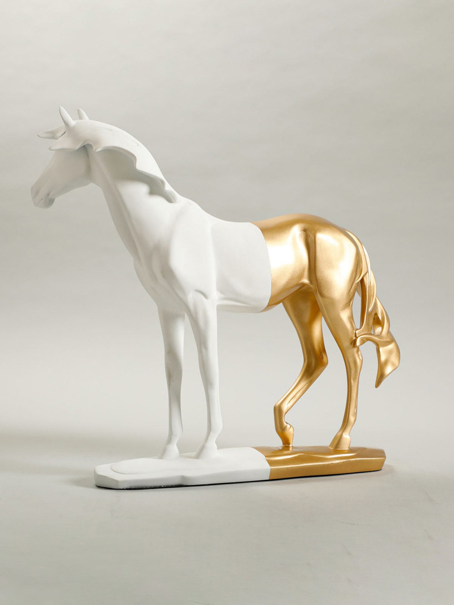 Tayhaa Brown Resin Fiery Tiger Head Showpiece