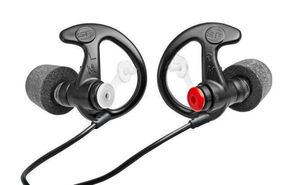 Foam Tipped,Earplugs, Med, 1 Pair, Bk