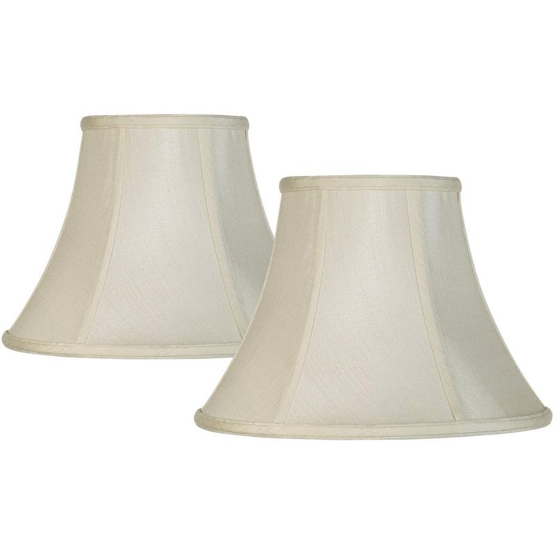 Imperial Shade Creme Bell Lamp Shade 6x12x9 (Spider) Set of 2