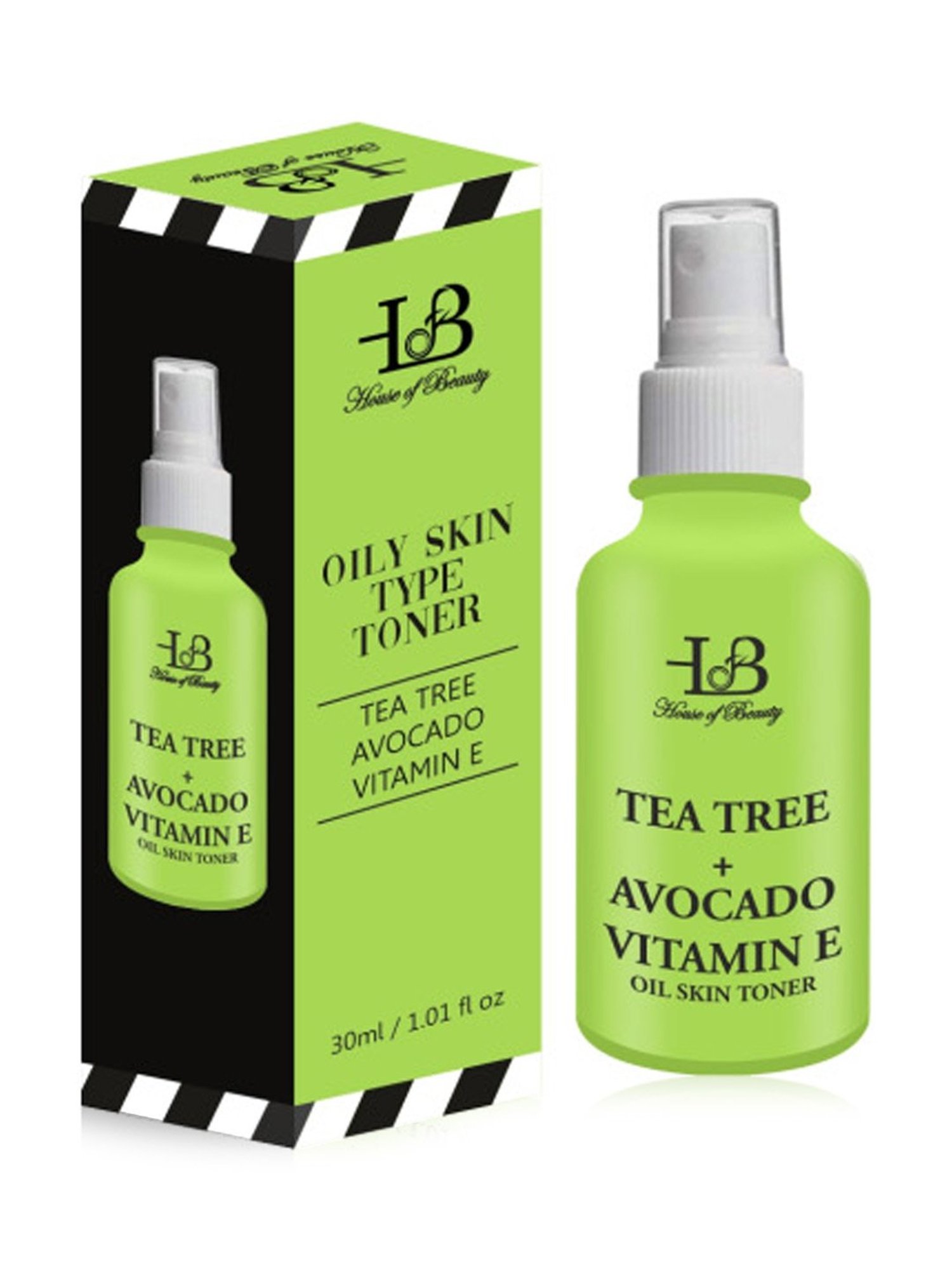House of Beauty Tea Tree + Avocado Toner - Oily To Combination Skin - 30 ml