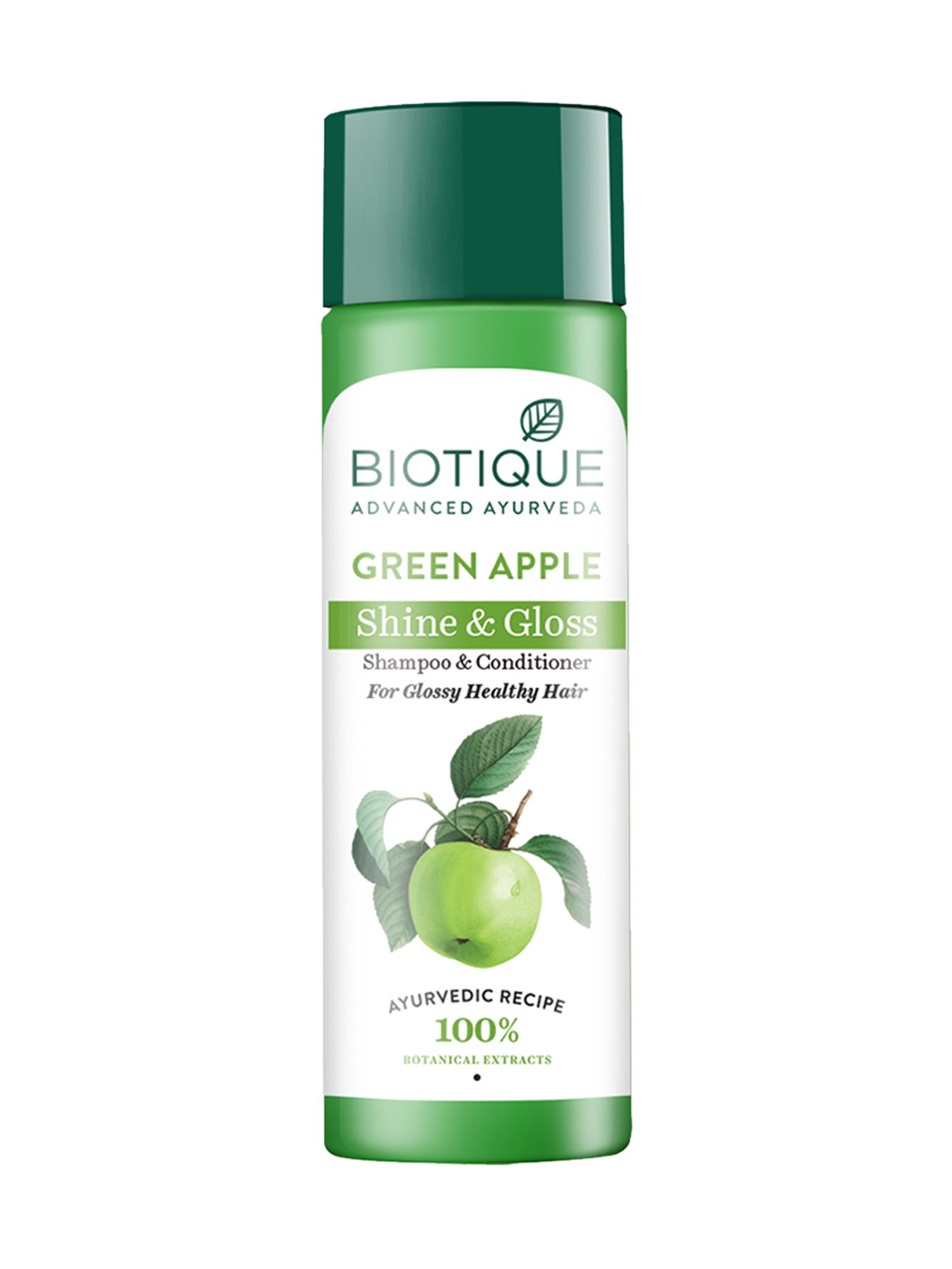 BIOTIQUE Green Apple Shine & Gloss Shampoo & Conditioner - 120 ml