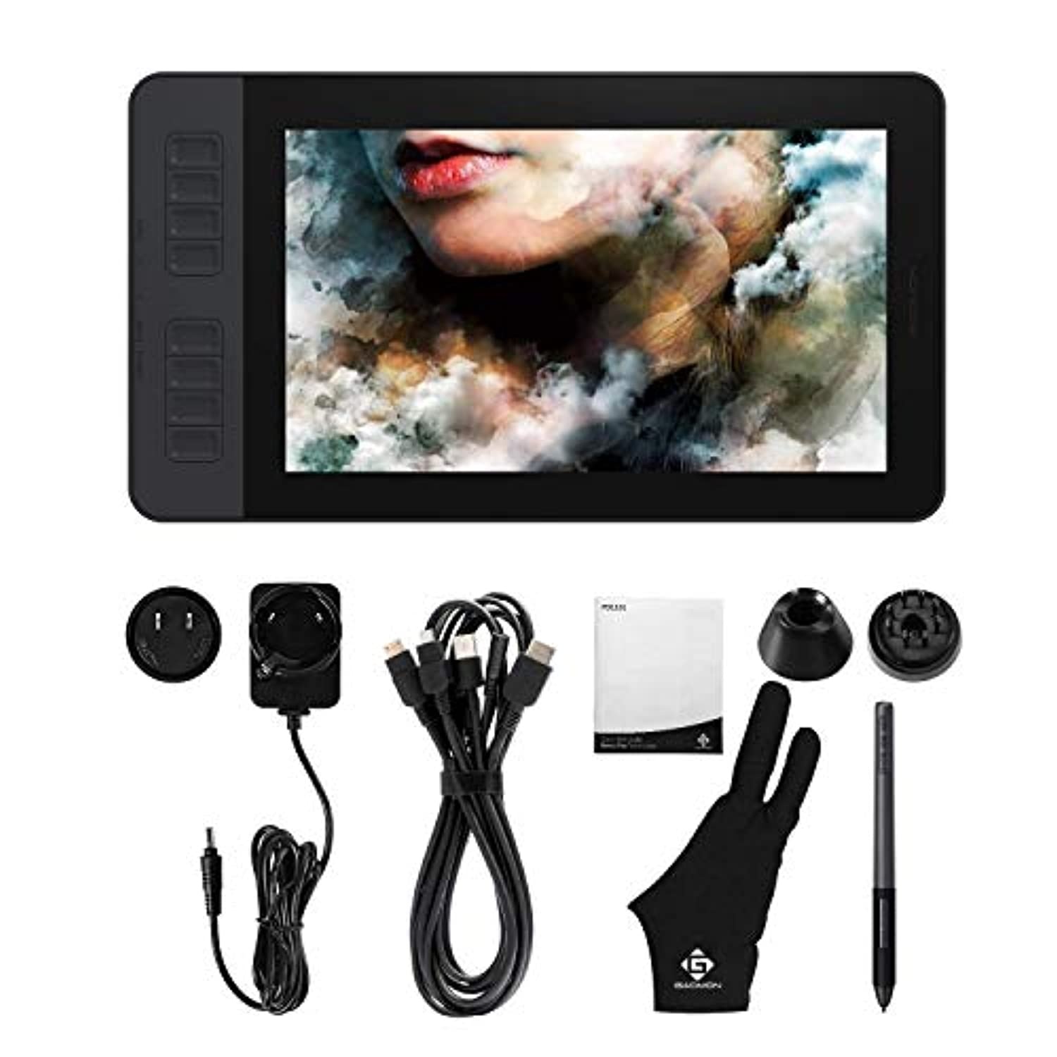 GAOMON PD1161 Pen Display  and  AP50 Pen- 11.6'' 8192 Tilt-Support Graphics Drawing Monitor Tablet for Digital Drawing/ 2D 3D Art/ Animation/ Online Teaching and Meeting