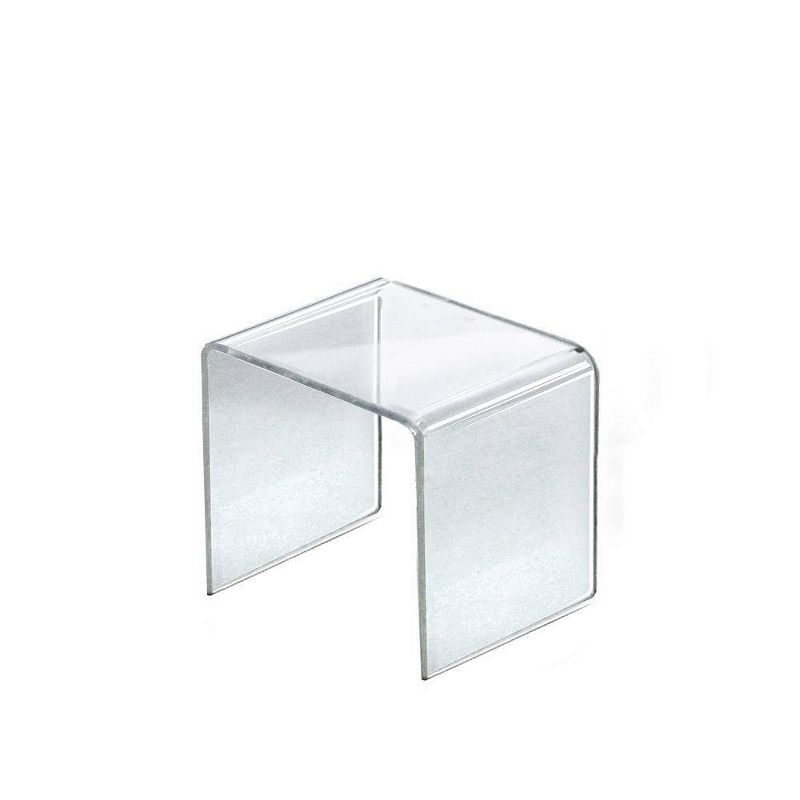 Azar Displays 5.5'' 4pk Acrylic Riser Display Square