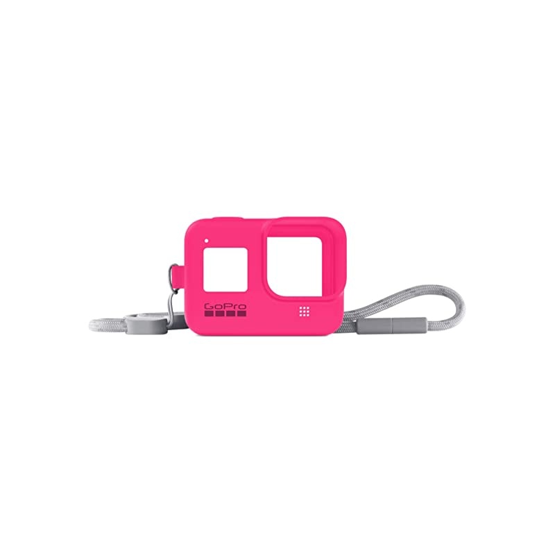 Sleeve + Lanyard HERO8 Black Electric Pink Official  Accessory