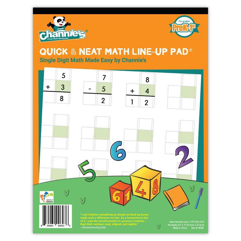Channie's 5pk All-in-One Handwriting & Math Workbooks - PreK-1st Grade