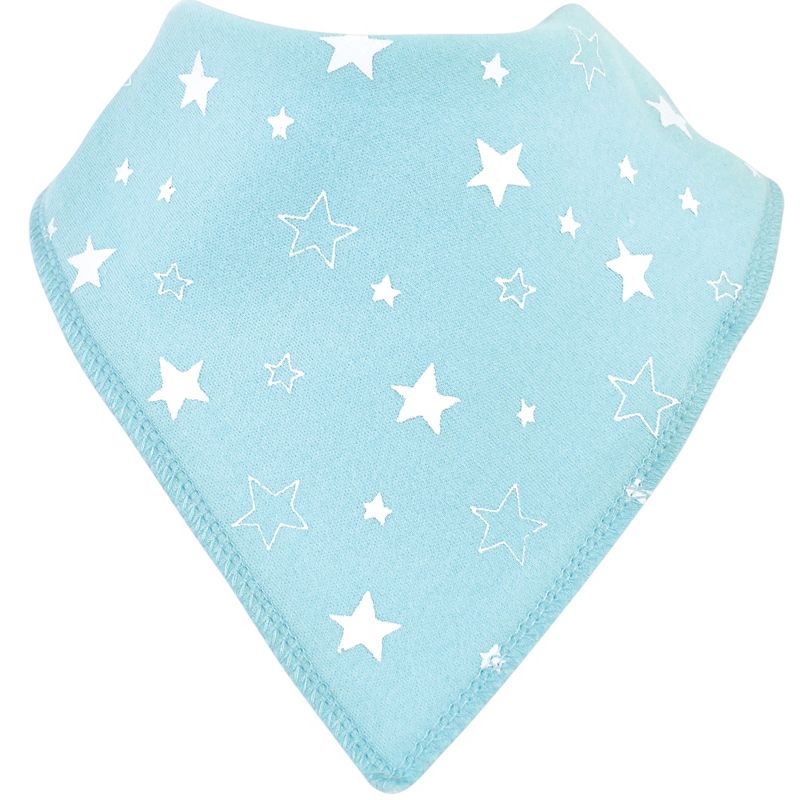 Luvable Friends Baby Boy Cotton Fleece Bandana Bibs, Boy Basic Elephant, One Size