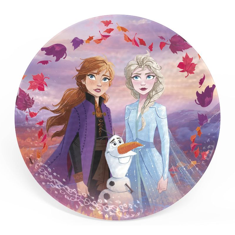 Frozen 2 3pc Melamine Princess Dinnerware Set Purple - Zak Designs