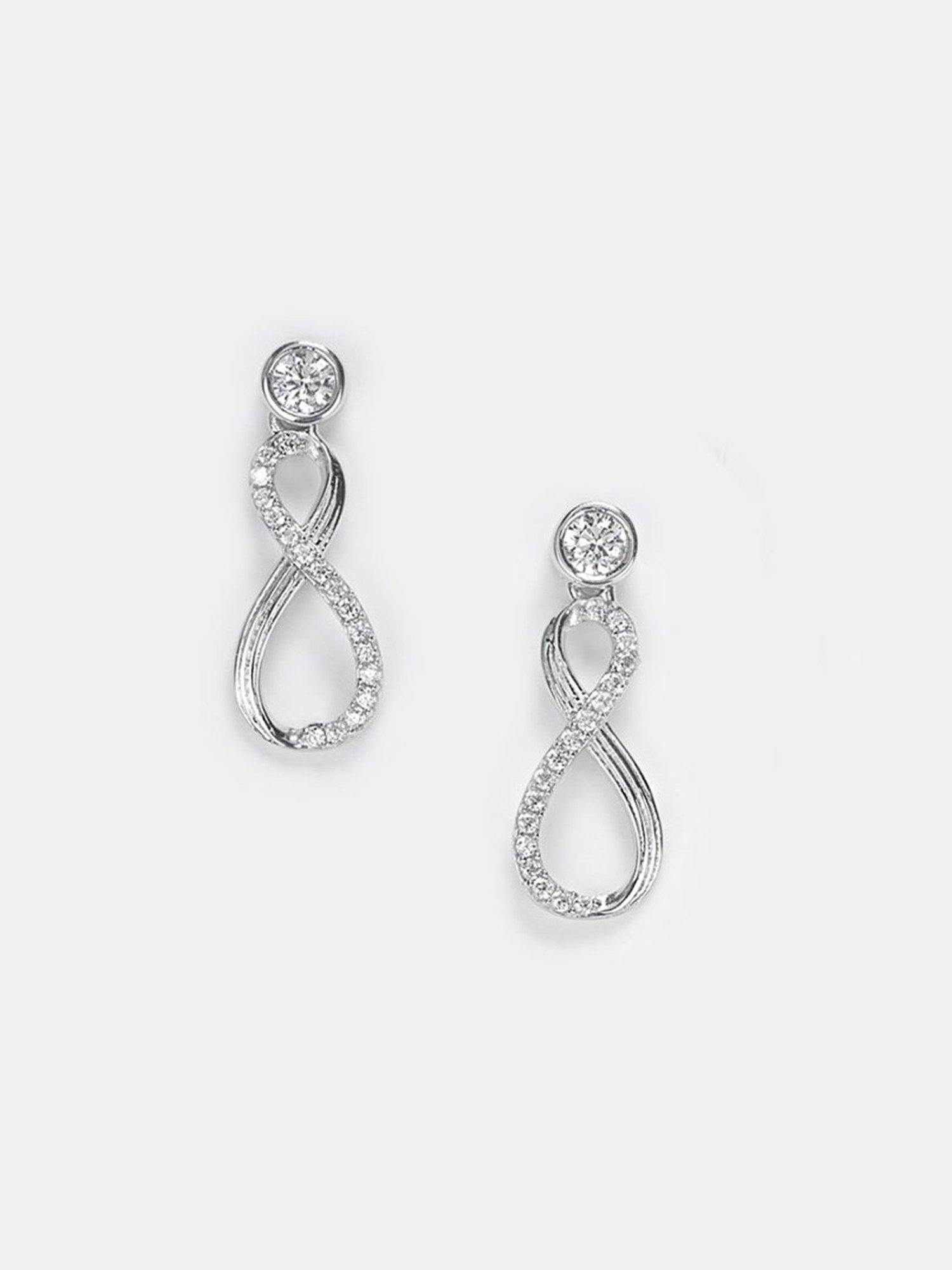 Shaya 92.5 Sterling Silver Infinite Possibilities Earrings for Women