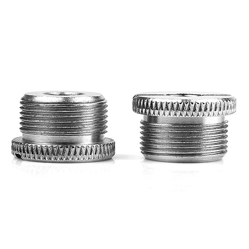 Mic Stand Adapter 58 to 14 Adapter Male to Female Mic Screw Adapter Microphone Stand Adapter Camera Tripod Microphone Accessory for Tripod StandMic Microphone Stand Mount2Pack