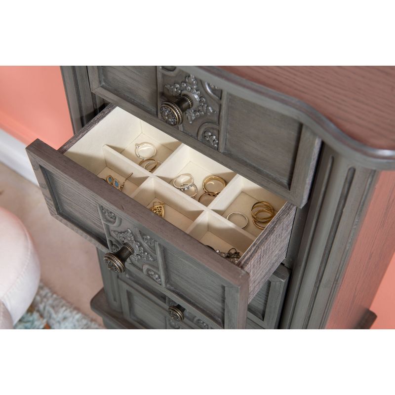 Tallow Jewelry Armoire Gray - Powell Company