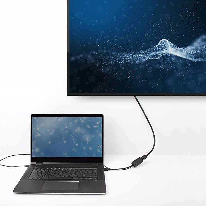 HDMI to VGA 5 Pack  GoldPlated HDMI to VGA Adapter Male to Female for Computer Desktop Laptop PC Monitor Projector HDTV Chromebook Raspberry Pi Roku Xbox and More Black