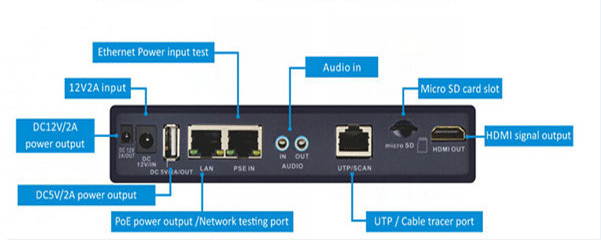 7 Inch Touch Screen 1080P HDMI IP Camera Tester/POE, WIFI, UTP Cable scan, Ping Test, AHD Camera Test
