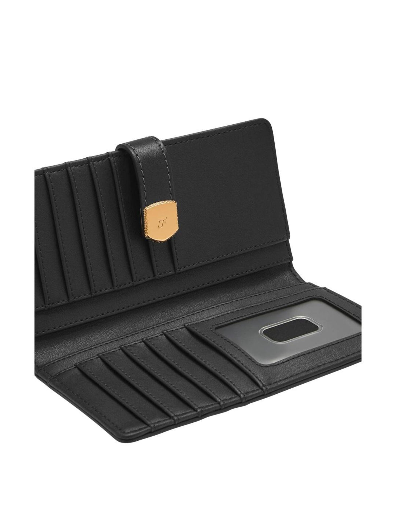 Fossil Black Solid Bi-Fold Wallet