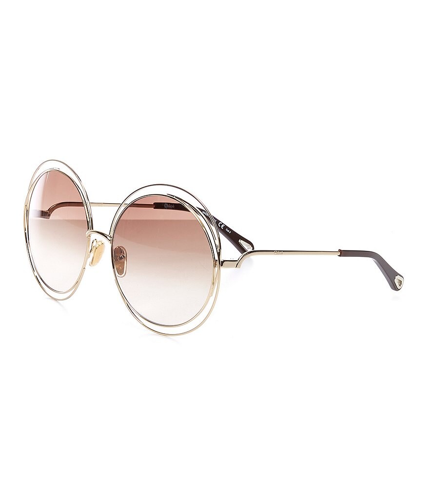 Chloe Women's Ch0045s Round 62mm Sunglasses