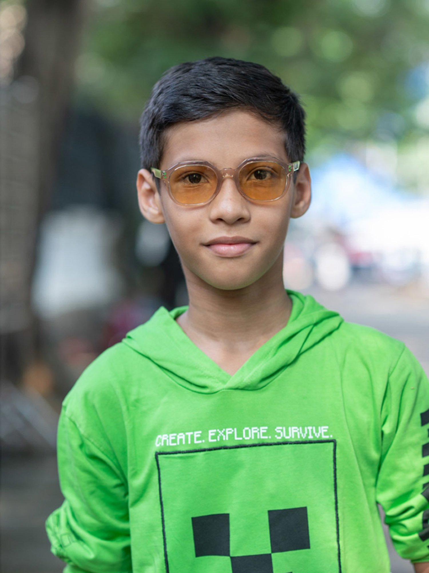 Seesaw Kid's Geometric Sunglasses 100% UV Protection - SS 1081 C5 47/21