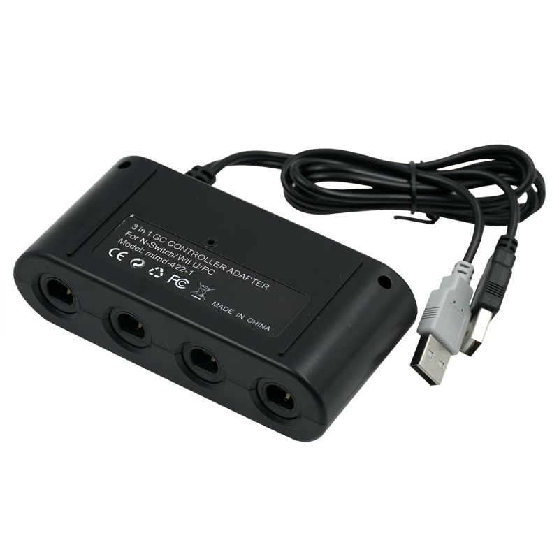 4-Port GC Controller Adapter For N-Switch/Wii U/PC