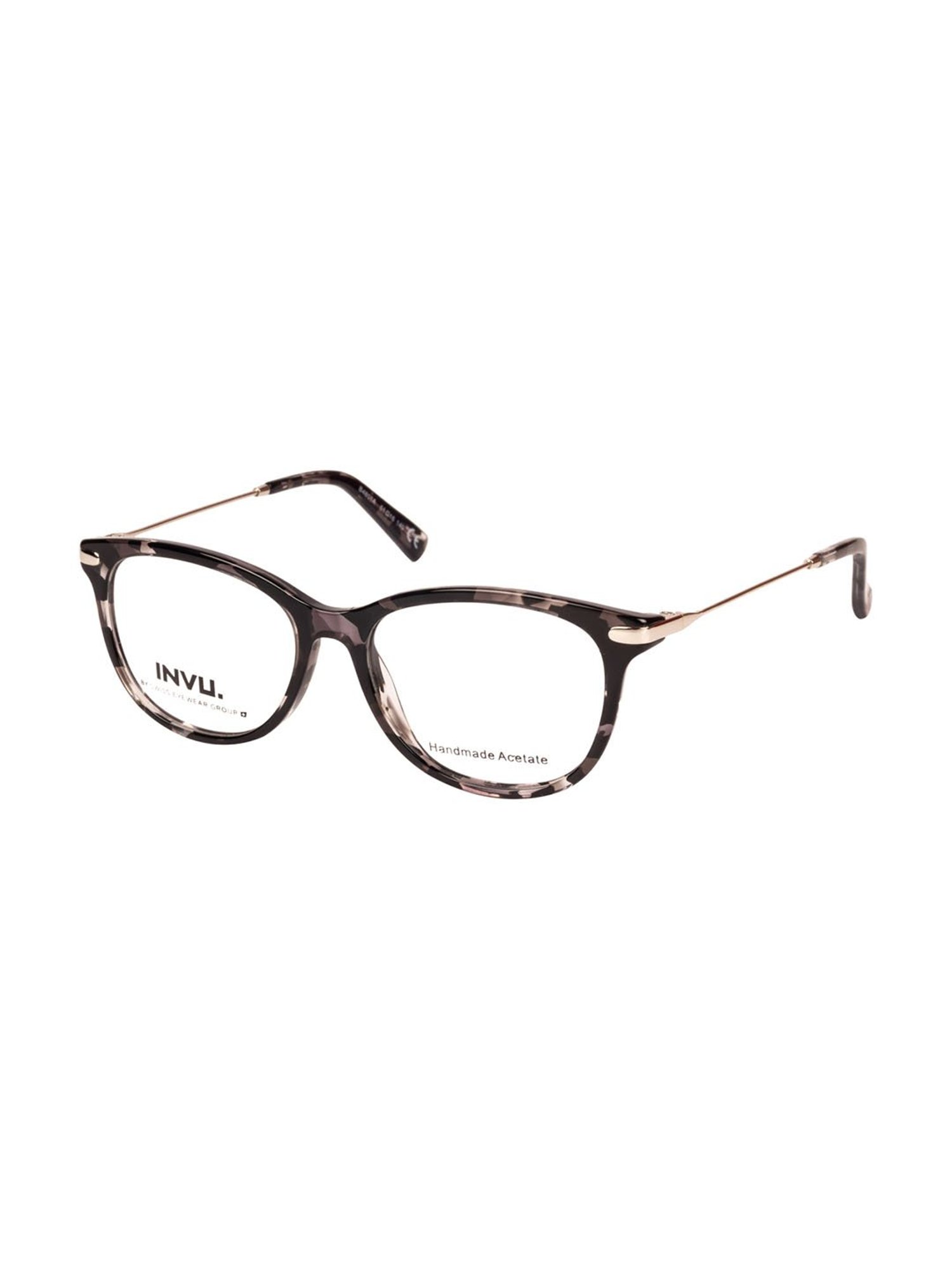 INVU B4801A Purple Full Rim Cat Eye Frame