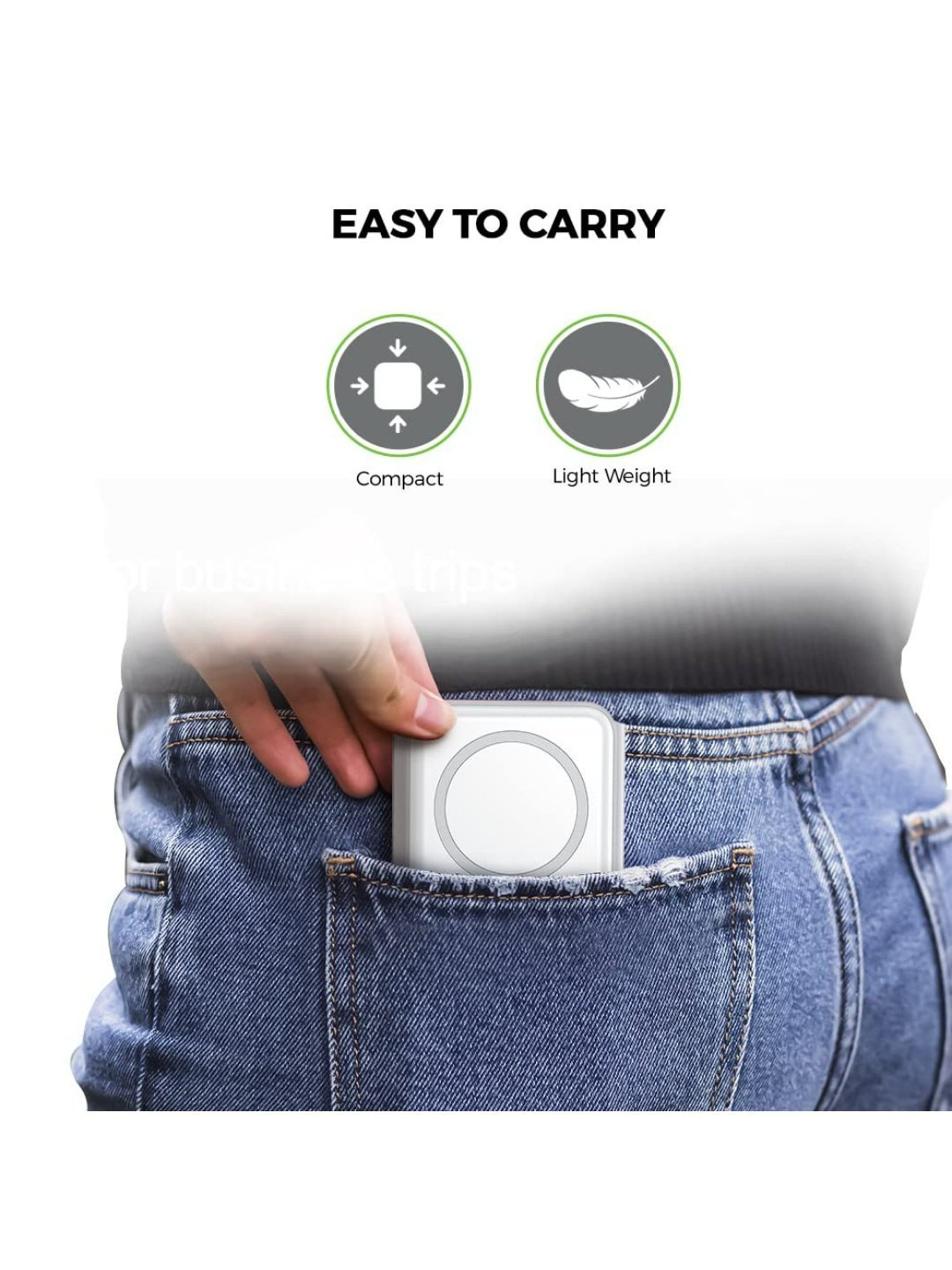 Ultraprolink UM1006FW Vylis Fold 20, 3 in 1 Folding 20W Wireless Charger with LED Effect (White)