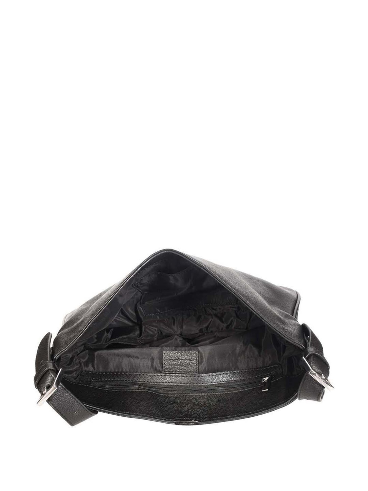 SASSORA Black Solid Medium Shoulder Bag