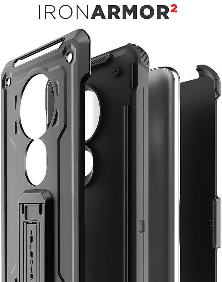 Moshi Vitros Clear Case for iPhone 11 - For Apple iPhone 11 Smartphone - Clear, Raven Black - High Gloss