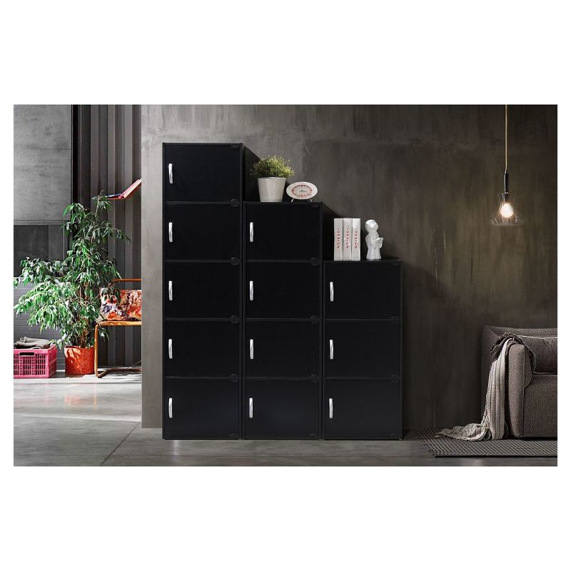 Storage Cabinet Mahogany - Hodedah Import