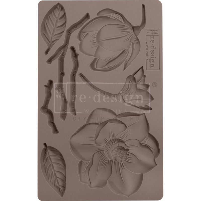 Prima Marketing Re-Design Mould 5"X8"X8mm-Winter Blooms