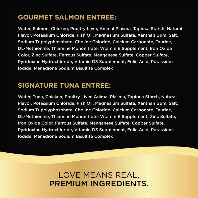 Sheba Perfect Portions Cuts In Gravy Salmon & Tuna Entrée Premium Wet Cat Food Salmon & Tuna Entrée - 2.6oz/12ct Variety Pack