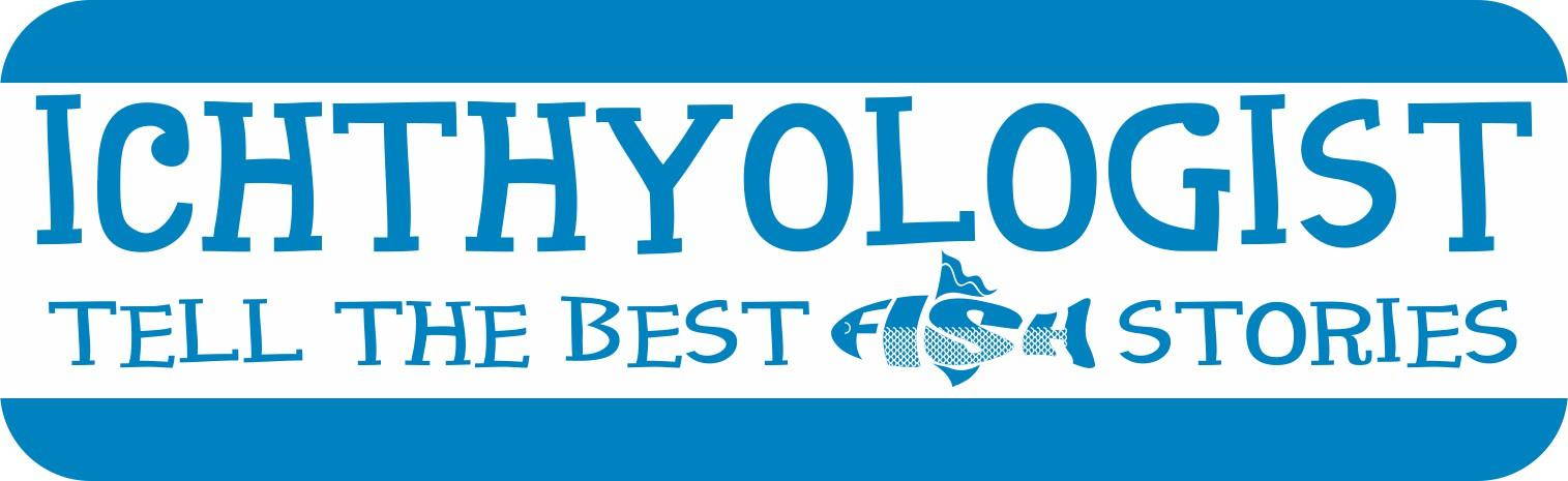 StickerTalk Ichthyologist Magnet, 10 inches by 3 inches