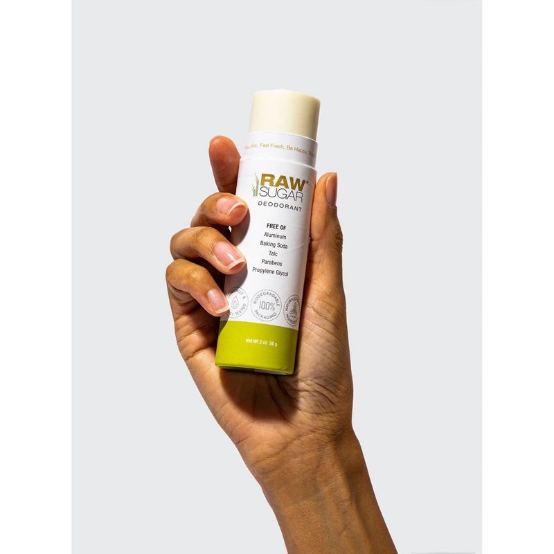 Raw Sugar Deodorant Green Tea + Hemp Seed - 2oz