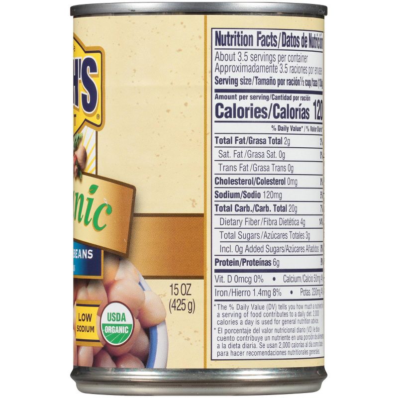 Bush's Organic Garbanzo Beans - 15oz