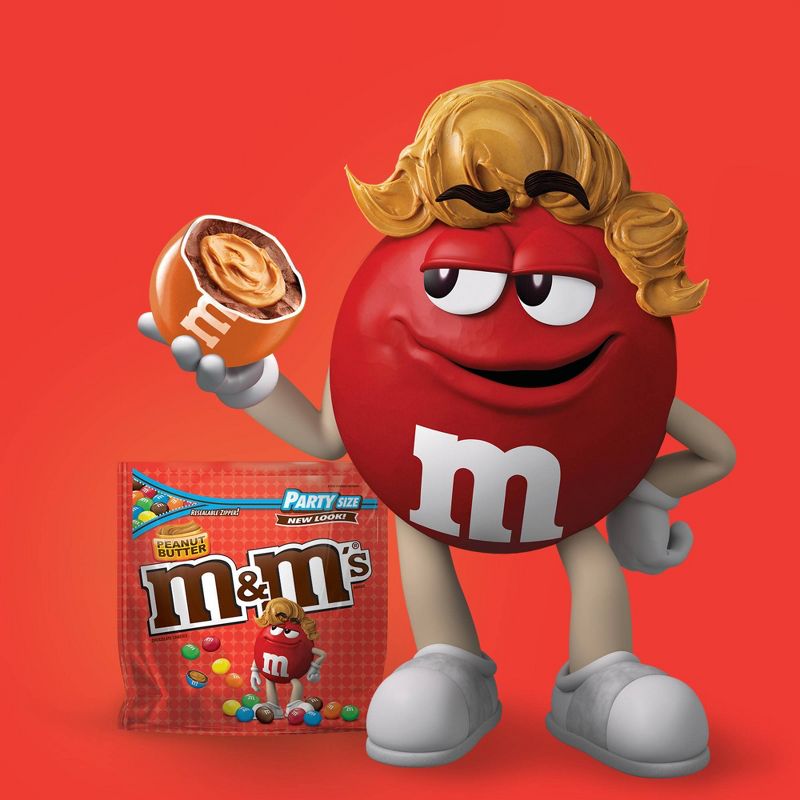 M&M's Party Size Peanut Butter Chocolate Candies - 34oz