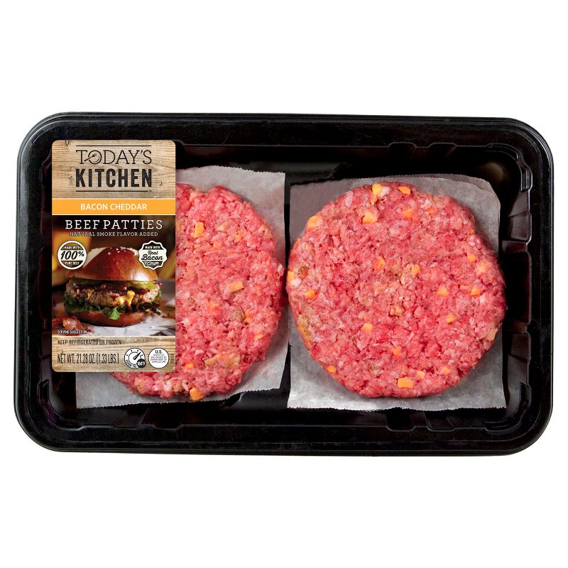 Bacon Cheddar Beef Patties - 21.28 oz - Archer Farms™