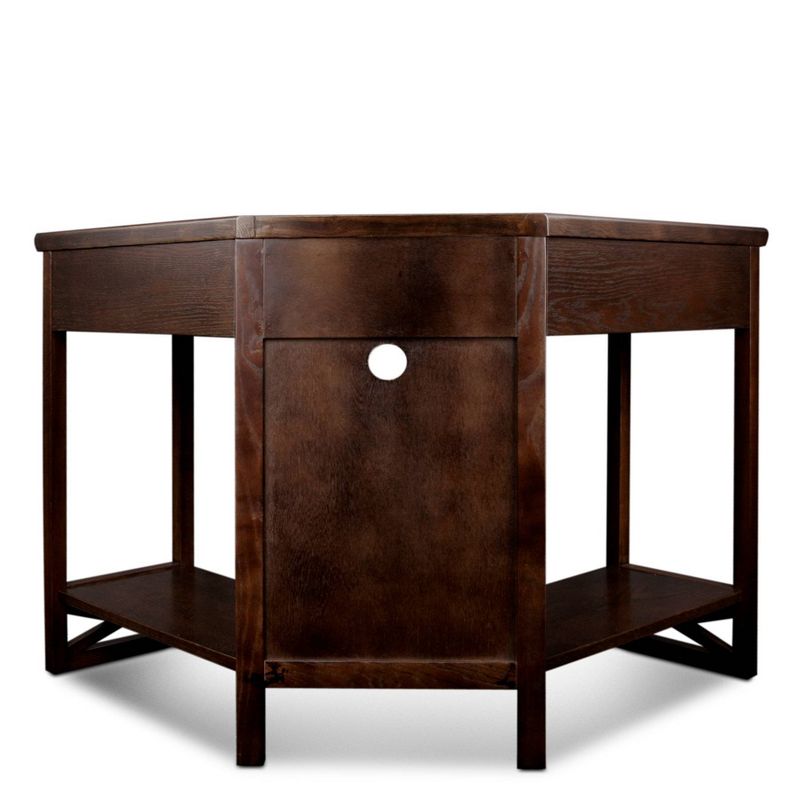 Corner Desk Chocolate Cherry - Leick Home