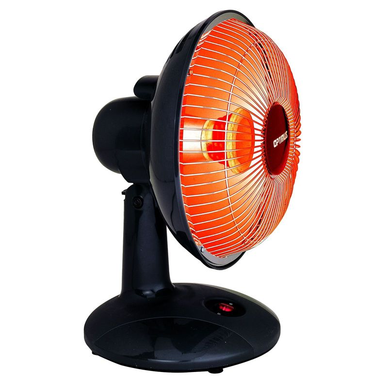 Alera Heater Fan 8 1/4"w x 4 3/4"d x 9 3/4"h Black HEFF10